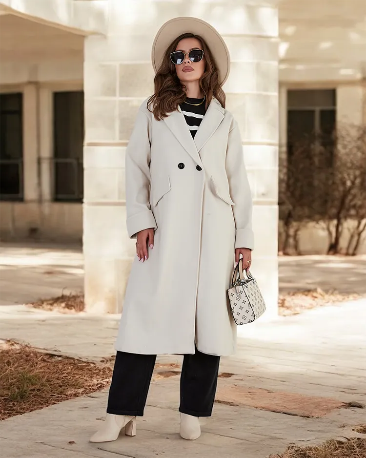 Royalfashion Дълго дамско палто