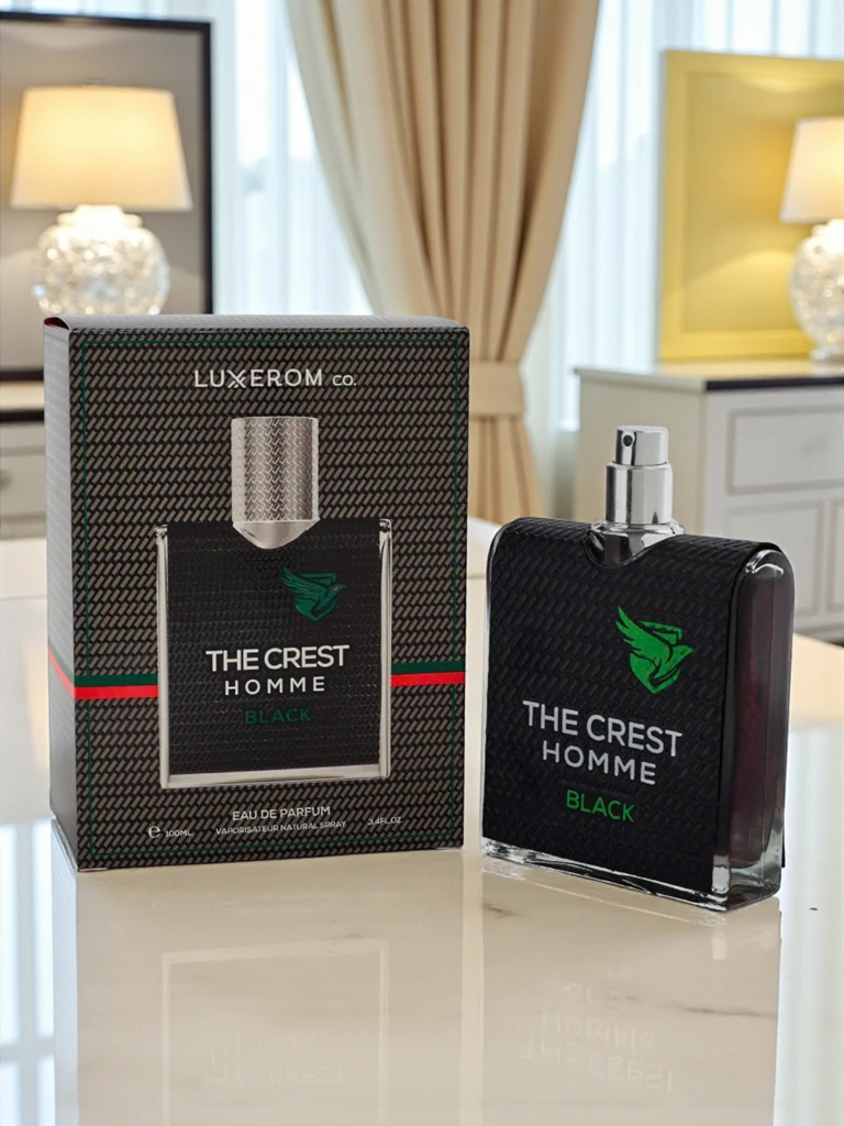 Мъжка парфюмна вода, вдъхновена от The Crest Homme Black
