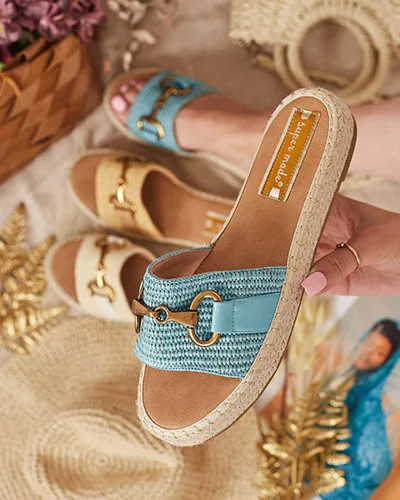 Royalfashion Дамски декоративни джапанки Abic