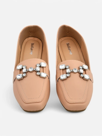 Royalfashion дамски мокасини с камъни Лесила