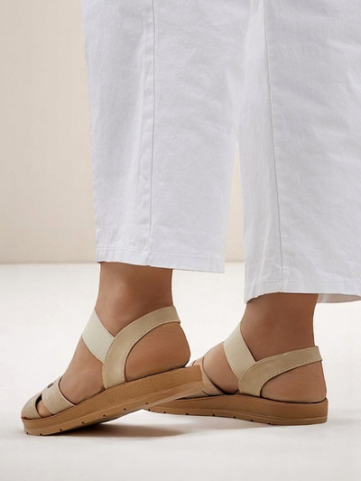 Royalfashion дамски сандали с еластична лента Zerefis