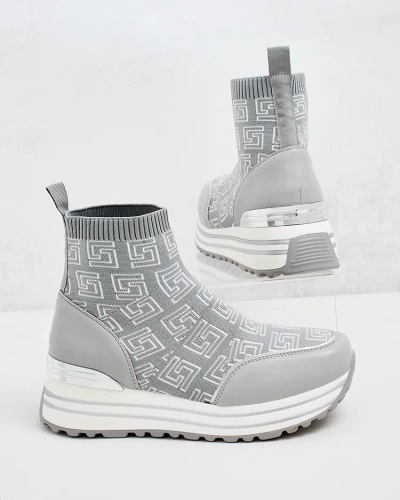 Royalfashion Дамски спортни високи маратонки Lori