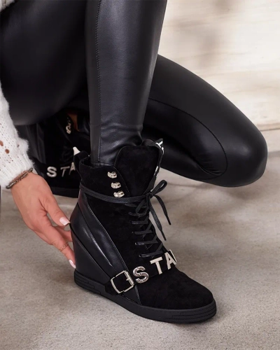 Royalfashion дамски боти Ronii на токчета