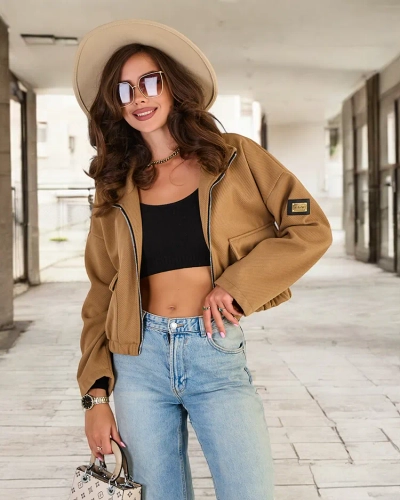 Royalfashion Дамско яке тип "бомбър"