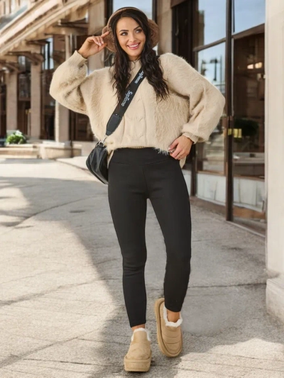 Royalfashion Топли дамски легинси от памук