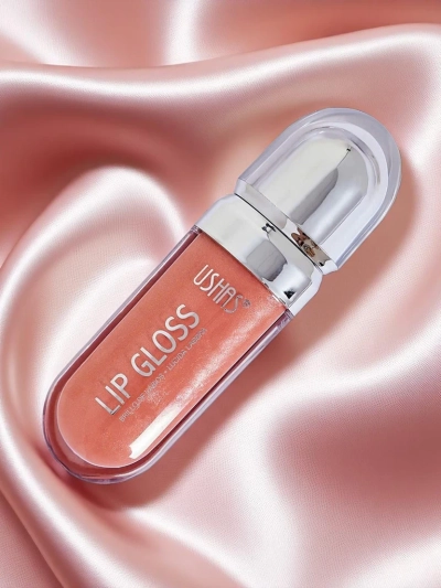 USHAS Блестящ гланц за устни цвят Розов