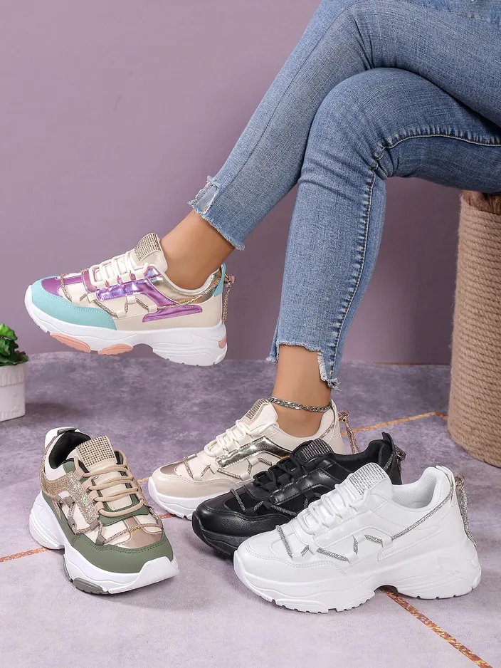 Royalfashion Цвят на женски маратонки Casiia