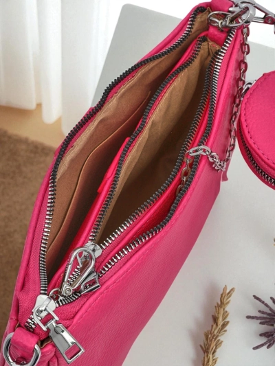 Aurelia Fuksjowa Дамска кожена мини чанта с верижка