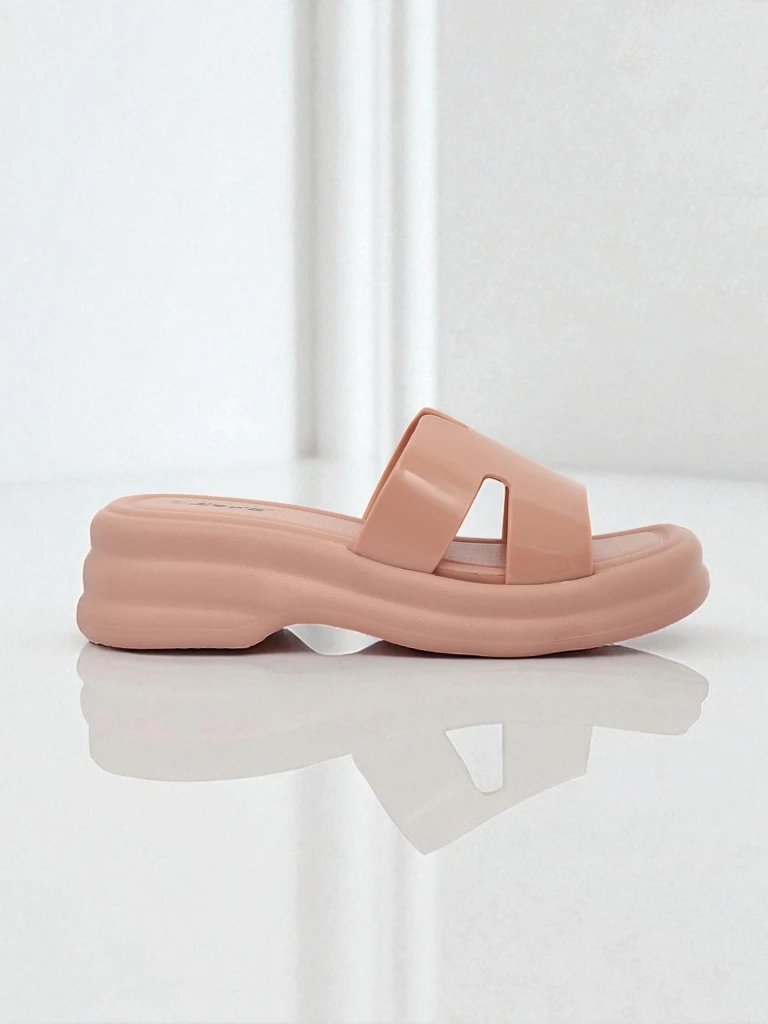 Royalfashion Дамски чехли на по-дебела подметка Nova Gloss