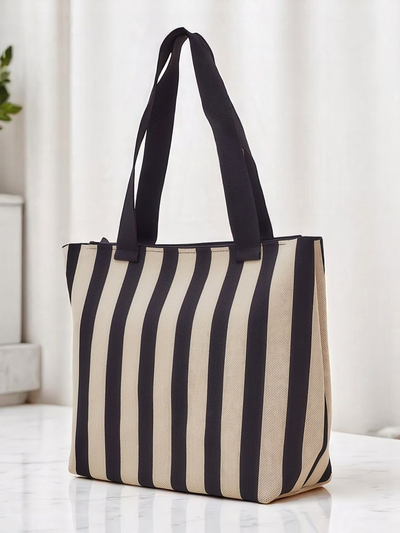 Роялфашън Платнена Чанта Stripe Daily