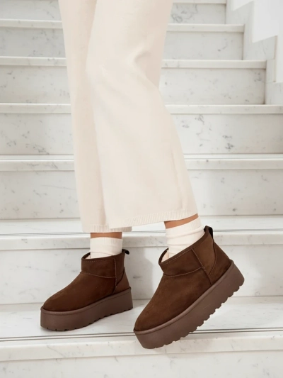 Royalfashion Дамски ботуши за сняг на платформа a'la Dagodo