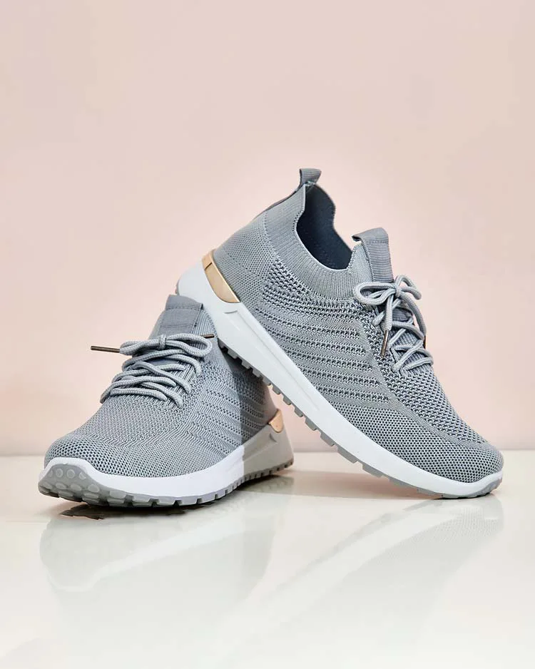 Royalfashion Дамски спортни обувки от плат Amgent