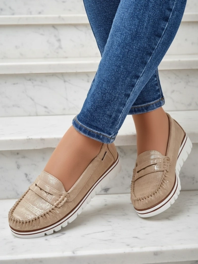 Royalfashion Женски екологични суедови мокасини Bellisse