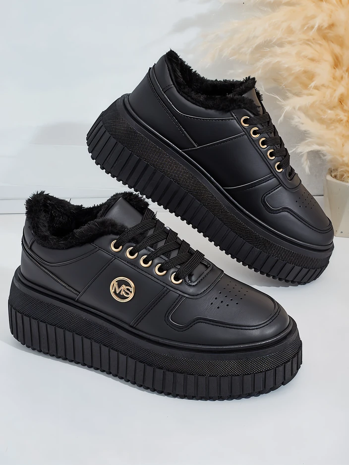 Royalfashion Затоплени дамски маратонки с кожа Rozit