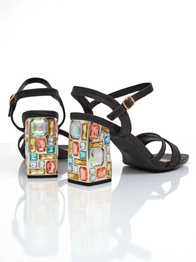 Royalfashion Блестящи дамски сандали Crystal Charm