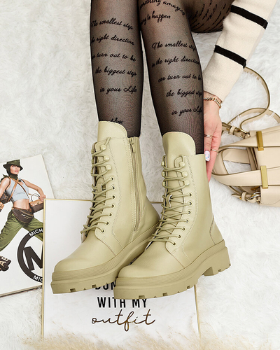 Royalfashion Дамски ботуши от еко кожа Vederme