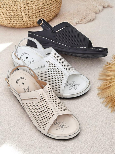 Royalfashion Дамски сандали на нисък ток Mira