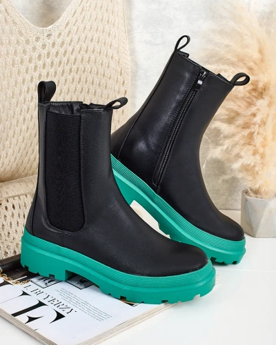 Дамски ботуши от естествена кожа Royalfashion Eko Дамските ботуши Ereste