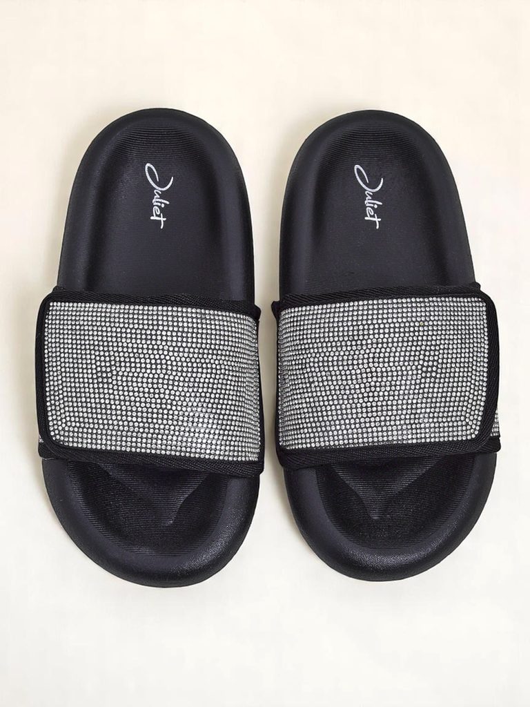 Royalfashion Дамски чехли на плоска подметка Sparkle Step