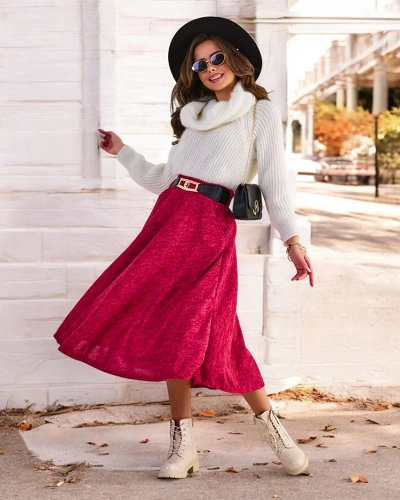 Дамска миди пола на Royalfashion