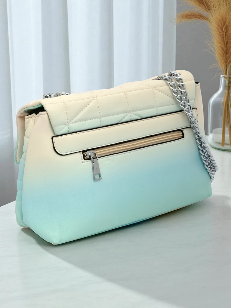 Royalfashion Малка дамска чанта от еко кожа омбре Sophie Rose