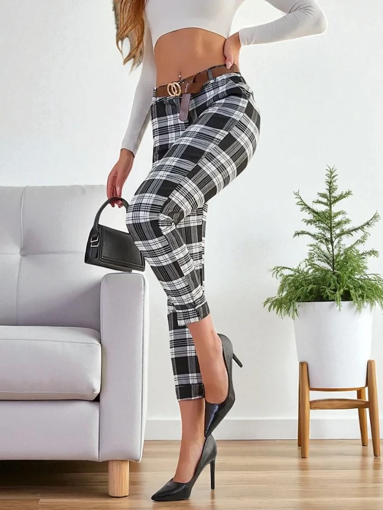 Royalfashion Дамски панталон от плат