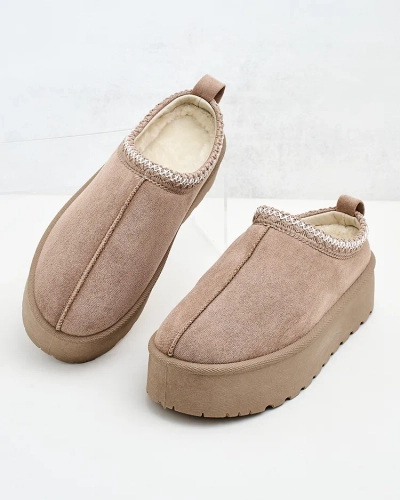 Royalfashion Дамски къси ботуши Zommy a'la snow boots