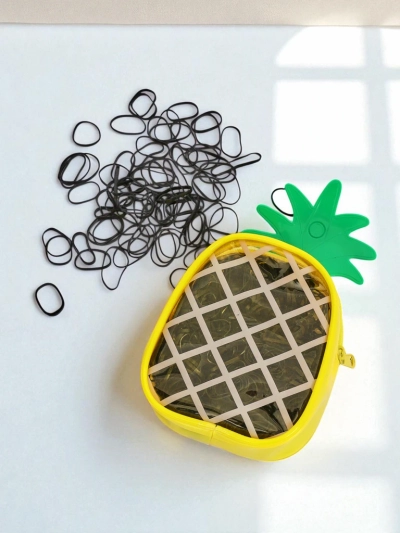 Royalfashion Многоцветни силиконови ластичета за коса Ананас