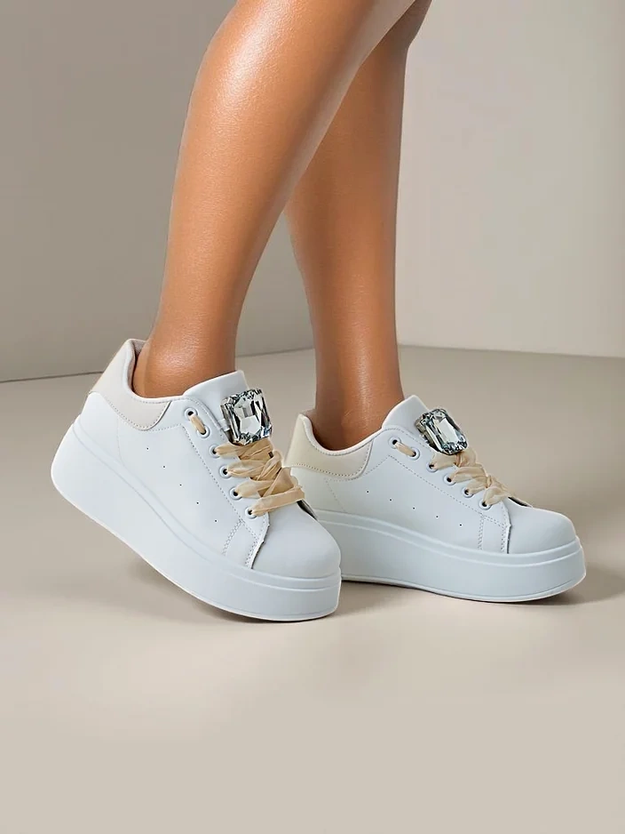 Royalfashion дамски спортни маратонки на платформа Safirrat