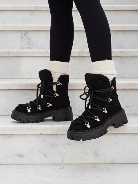 Royalfashion Lozin дамски ботуши за сняг с дантела