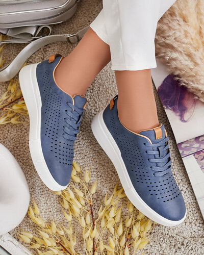 Royalfashion Дамски ажурни маратонки Deromias