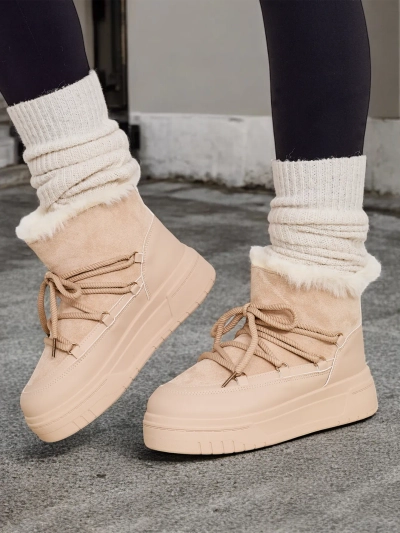 Дамски ботуши за сняг с връзки от Royalfashion Moniuc