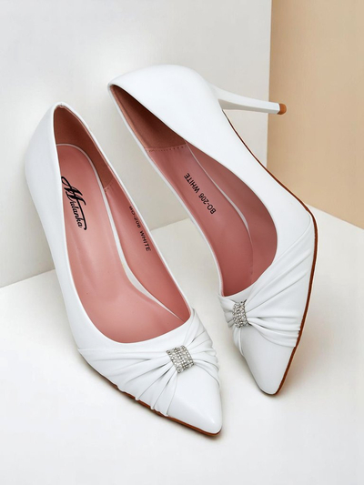 Royalfashion Дамски обувки на ток от еко кожа Venetia Nera