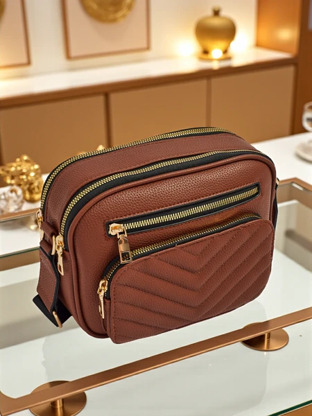 Малка дамска чанта от еко кожа Lunar Elegance