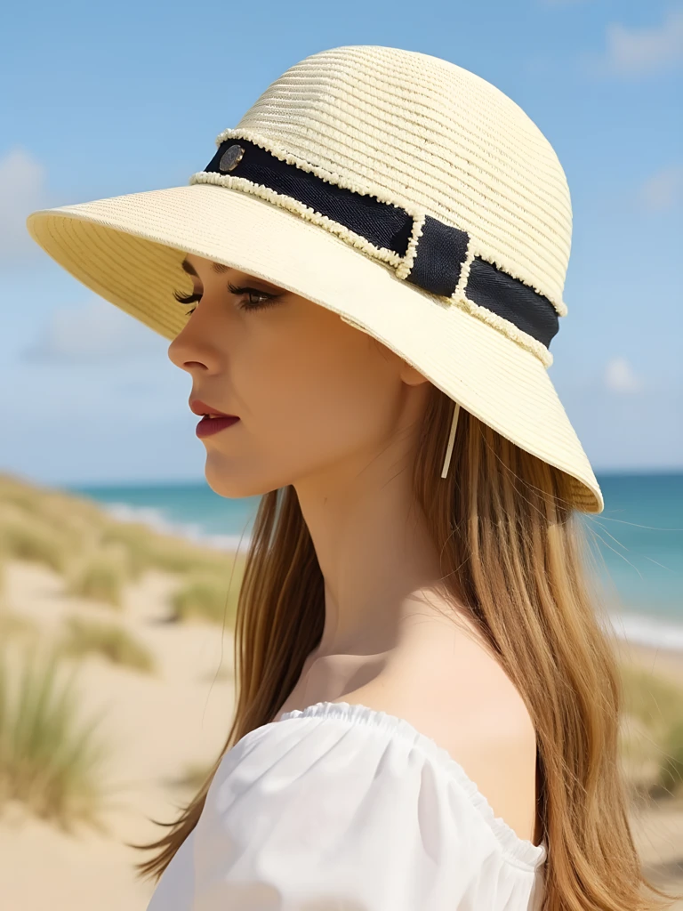 Royalfashion Дамска сламена шапка Sunny Meadow