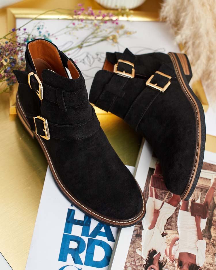 Royalfashion Дамски ботуши Geronsa с изрязано ходило