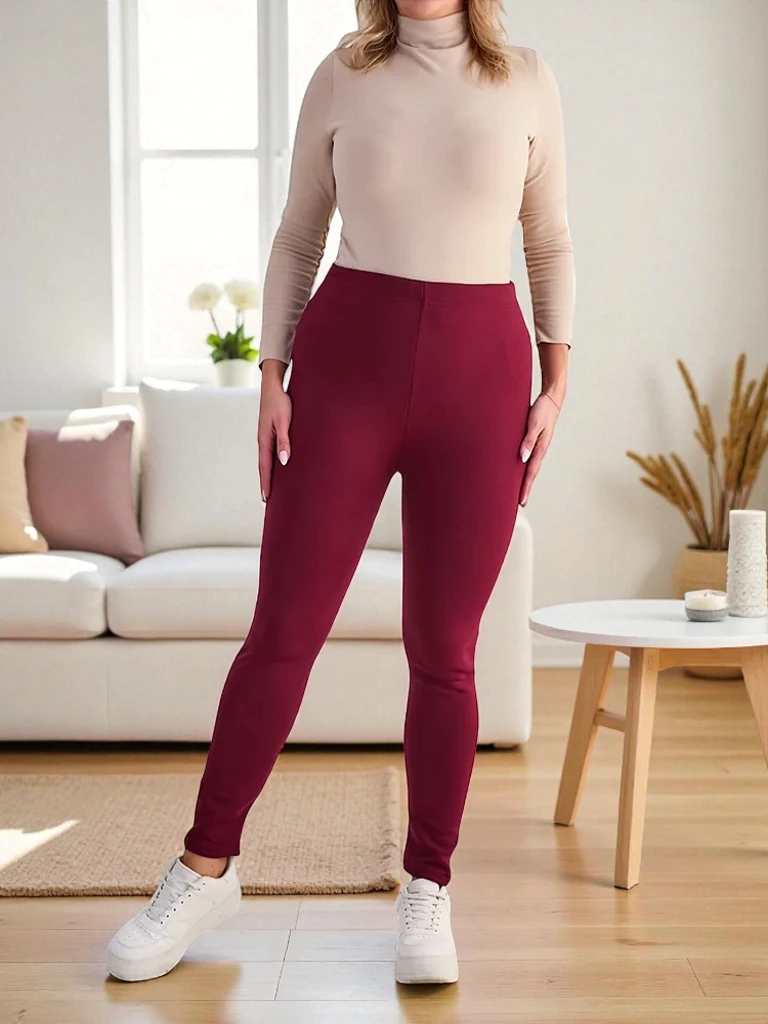 Royalfashion Дамски изолирани панталони тип "трегери" PLUS SIZE