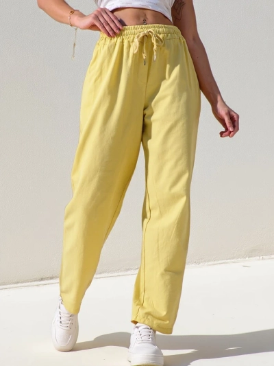 Royalfashion Памучни прави женски панталони