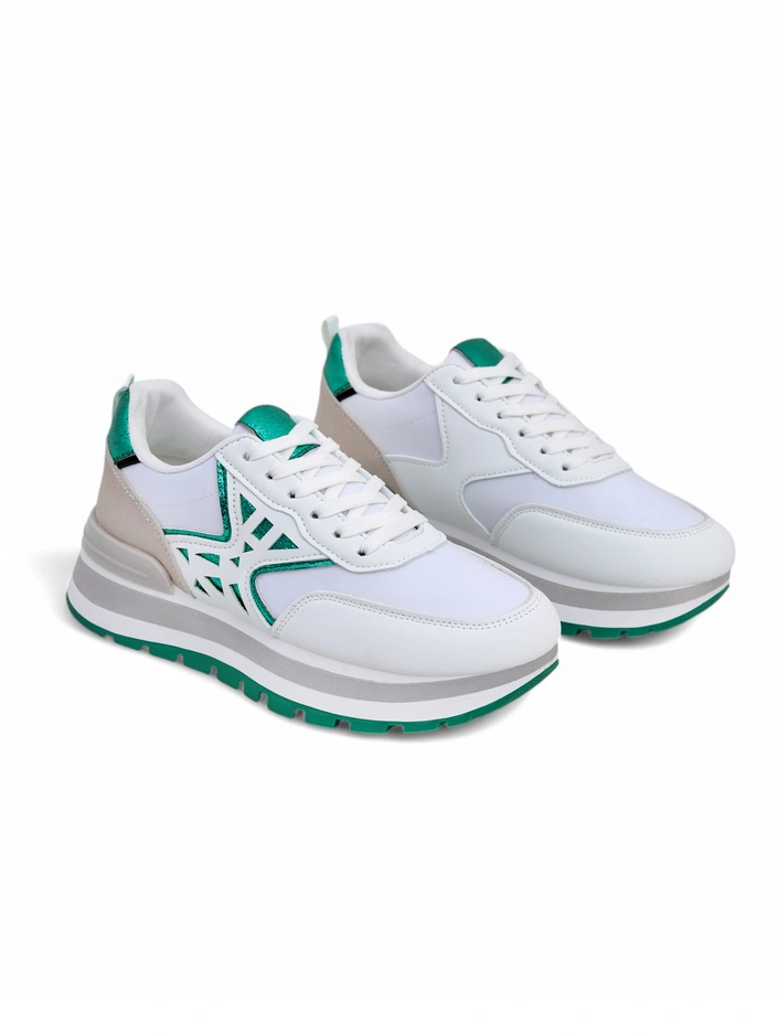 Дамски маратонки Royalfashion с блестящи детайли