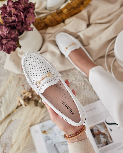 Royalfashion Дамски ажурни мокасини Mill
