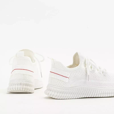 OUTLET Białe damskie sportowe buty Vaileno - Obuwie