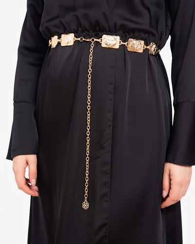 Royalfashion Женски декоративен метален колан