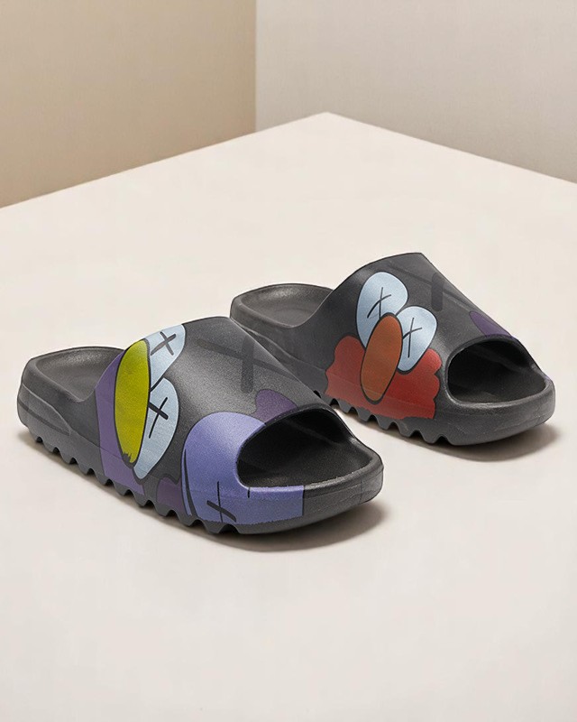 Дамски сандали Aurora, черни, гумени, стилни за лятото