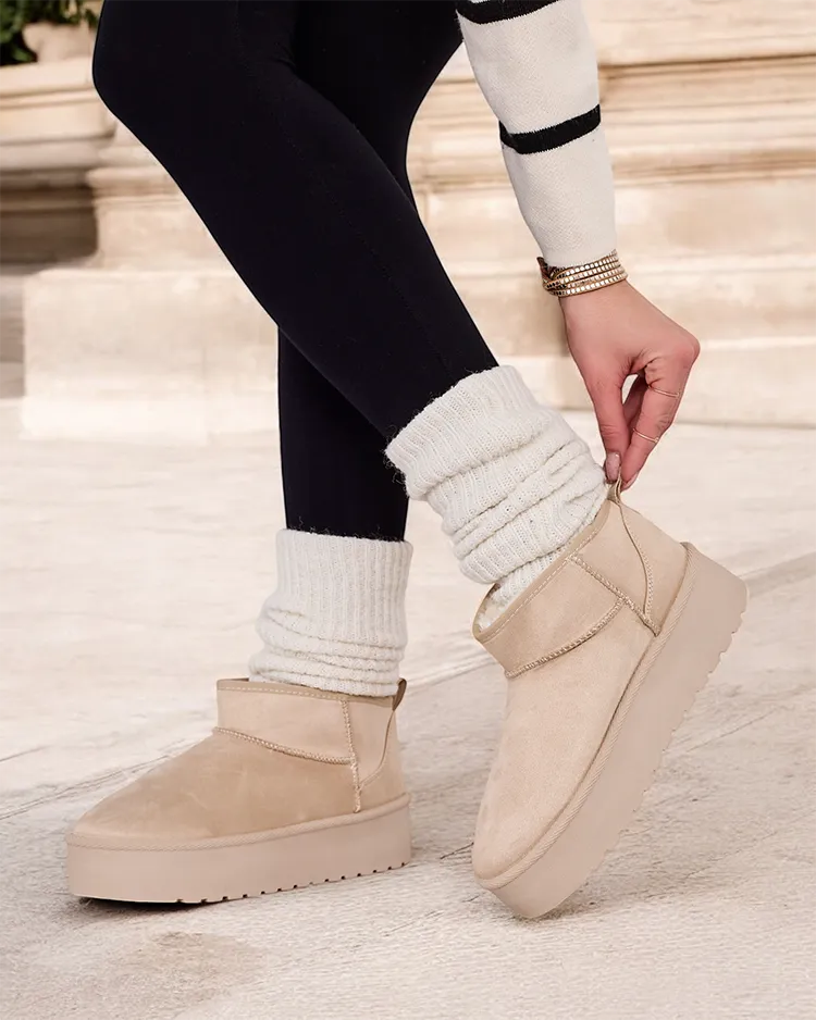 Royalfashion Къси зимни ботуши за жени Komano