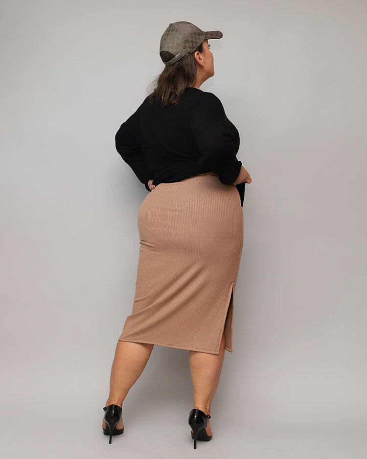 Royalfashion Ежедневен дамски комплект в черно и кафяво