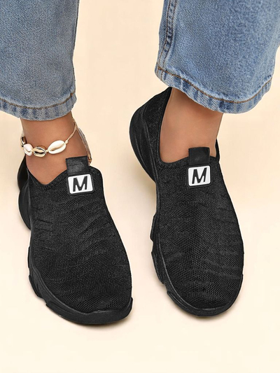 Royalfashion Дамски спортни обувки Flex Move от плат, които се обуват лесно