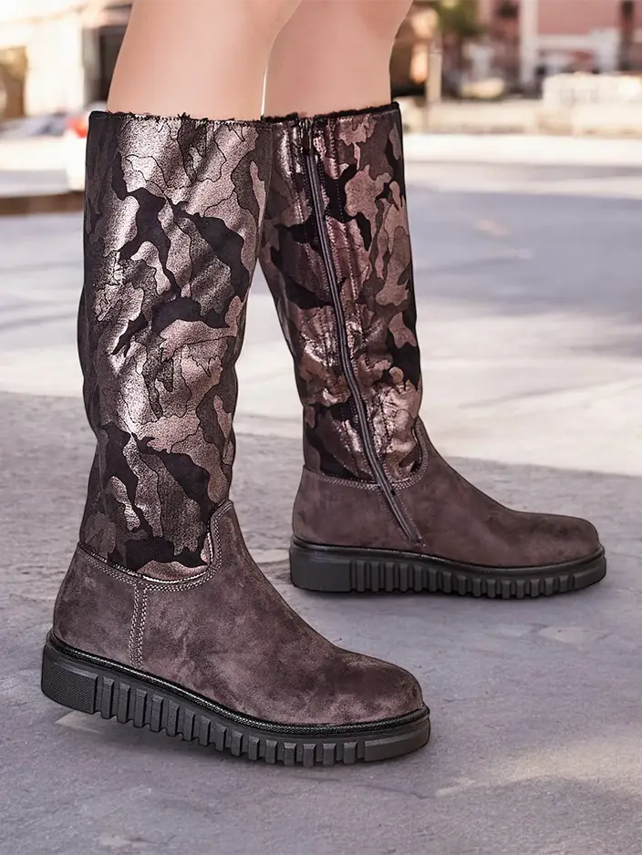 Royalfashion Женски ботуши до коленете Молис