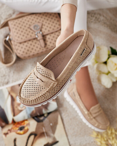 Royalfashion Ажурни дамски мокасини Leteller