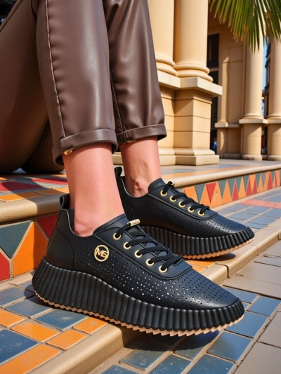 Royalfashion Дамски спортни перфорирани маратонки Jovenes