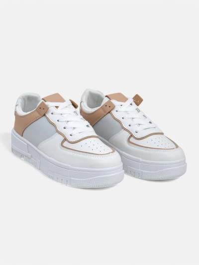 Дамски сникърси Aristea Azzurro от еко кожа на равна подметка 4 см